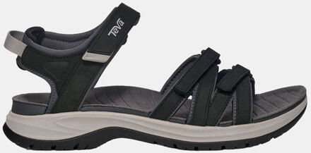 Teva Tirra Sport Leather Sandaal Dames Zwart - UK 8