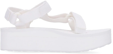 Teva W Flatform Universal Sandalen Dames - Wit - Maat 36