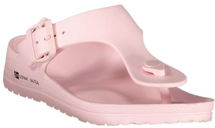 Tevasandaal met Gesp Lichtroze