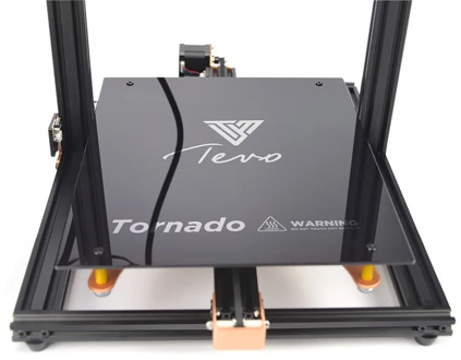 TEVO Tornado 3D Printer Hot bed Silicon Heated Bed 300*300mm 110V/220V with Black Glass build surface 3D Printer Parts