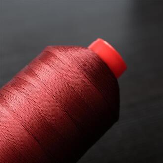 TEX90 0.5LB Hoge Vasthoudendheid Bonded Nylon Draad 2300Yards leer Canvas bekleding schoenen Naaigaren, Zwart, Bourgondië, d. bruin rood