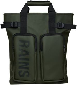 Texel tote bag Backpack W3 green Groen - H 43 x B 32 x D 12 cm