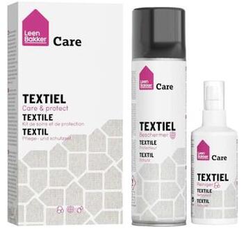 Textiel Care en Protect kit - 250 ml + 100 ml - Leen Bakker Transparant - 20.5 x 5.5 x 10