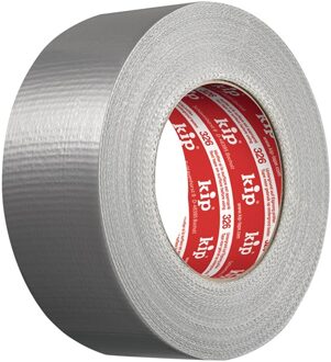 Textielversterkte tape | zilver | lengte 50 m | breedte 72 mm rol | 16 stuks - 326-72 326-72