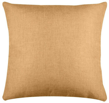 Textile sierkussen Bea - camel - 50 x 50 cm - bank kussens - polyester