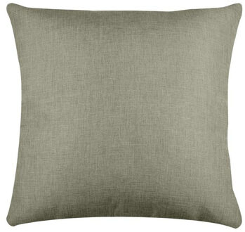 Textile sierkussen Bea - groen - 50 x 50 cm - bank kussens - polyester