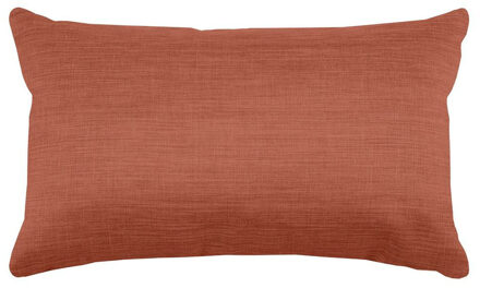 Textile sierkussen Bea - terracotta - 30 x 50 cm - bank kussens - polyester