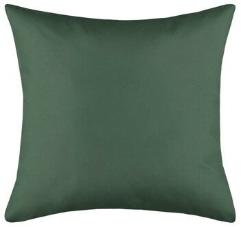 Textile sierkussen Hawaii - donkergroen - 40 x 40 cm - bank kussens - polyester