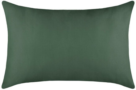 Textile sierkussen Hawaii - donkergroen - 40 x 60 cm - bank kussens - polyester