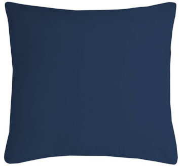 Textile sierkussen Nelson - donkerblauw - 40 x 40 cm - bank kussens - polyester
