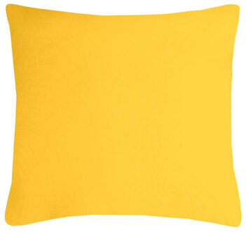 Textile sierkussen Nelson - geel - 60 x 60 cm - bank kussens - polyester