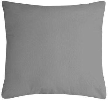 Textile sierkussen Nelson - grijs - 40 x 40 cm - bank kussens - polyester