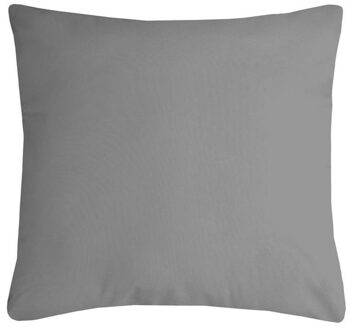 Textile sierkussen Nelson - grijs - 60 x 60 cm - bank kussens - polyester