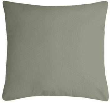 Textile sierkussen Nelson - groen - 40 x 40 cm - bank kussens - polyester