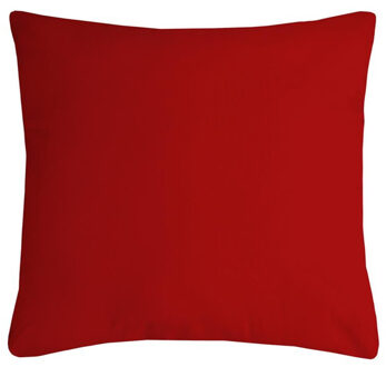 Textile sierkussen Nelson - rood - 40 x 40 cm - bank kussens - polyester