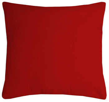 Textile sierkussen Nelson - rood - 60 x 60 cm - bank kussens - polyester