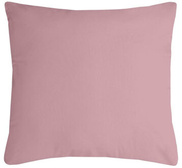 Textile sierkussen Nelson - roze - 40 x 40 cm - bank kussens - polyester