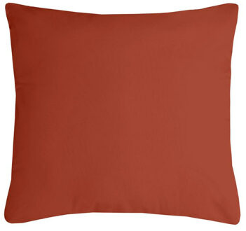 Textile sierkussen Nelson - terracotta - 60 x 60 cm - bank kussens - polyester
