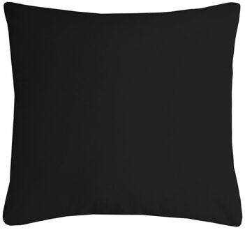 Textile sierkussen Nelson - zwart - 60 x 60 cm - bank kussens - polyester