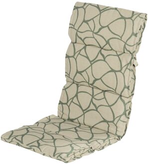 Textileenkussen hoge rug   Pearl green