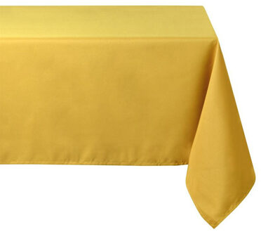 Textiles Tafelkleed - 145 x 240 cm - okergeel - Eettafel tafellakens - polyester