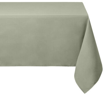 Textiles Tafelkleed - 145 x 240 cm - salie groen - Eettafel tafellakens - polyester