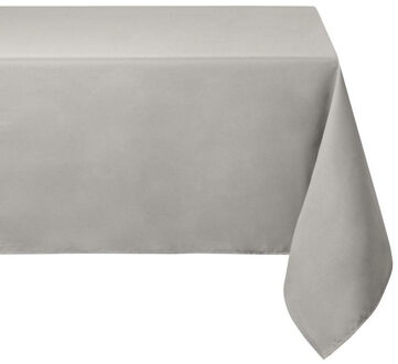 Textiles Tafelkleed Nelson - 145 x 200 cm - lichtgrijs - Eettafel tafellakens - polyester