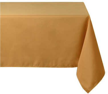 Textiles Tafelkleed Nelson - 145 x 200 cm - mosterd geel - Eettafel tafellakens - polyester