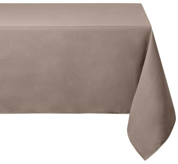 Textiles Tafelkleed Nelson - 145 x 200 cm - taupe - Eettafel tafellakens - polyester