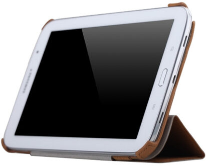 Texture Bookcase voor de Samsung Galaxy Tab 3 8.0 - Bruin
