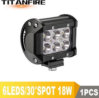 TF30 4 7 12 18inch 18W 36W 72W 108W Off Road LED Verlichting LED bar voor Motorfiets Tractor Boot 4WD 4x4 Truck SUV ATV 12V 24V 1stk 18W 4duim SPOT