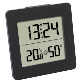 TFA-Dostmann digitaal weerstation - zwart - hygrometer - thermometer - voor binnen