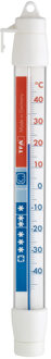 TFA-Dostmann Koelkast en vriezerthermometer - wit - kunststof - analoog