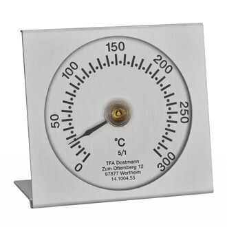 TFA-Dostmann Oven thermometer - RVS - 0-300 graden celcius - staand - analoog