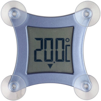 TFA-Dostmann TFA Raam Thermometer - digitaal - grijs - 7 x 7 cm - buiten - inclusief batterij