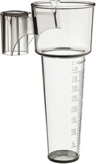 TFA-Dostmann TFA Regenmeter/neerslagmeter - analoog - grijs - kunststof - 20 cm - zonder stok
