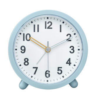TFA-Dostmann TFA wekker - alarmklok - lichtblauw -11 cm - rond - kunststof