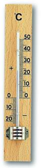 TFA kamerthermometer beuken 15cm luxe Bruin