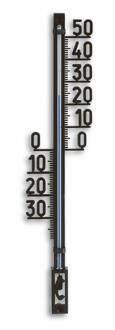 TFA muurthermometer zwart 27,5cm