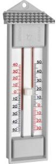 TFA Thermometer min/max kunststof grijs