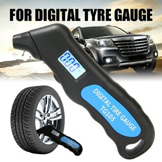 TG105 Digitale Auto Band band Luchtdrukmeter Meter LCD Display Manometer Barometers Tester voor Auto Vrachtwagen Motorcycle Bike