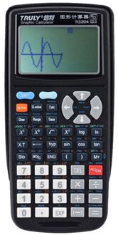 TG204 Draagbare Size Scholieren Grafische Rekenmachine Wetenschappelijke Grafische Rekenmachine Voor Grafische Onderwijs Zwart