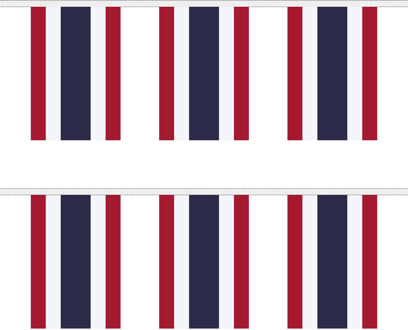 Thailand Vlaggetjes vlaggenlijn slinger - 2x - 300 cm - polyester - binnen/buiten - versiering/feest