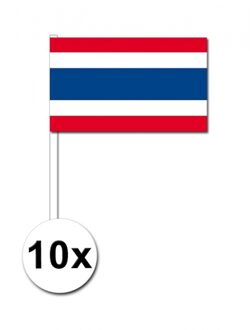 Thailand zwaai vlaggetjes 10x