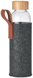 Thaise bamboe 500ml waterfles Grijs - One size