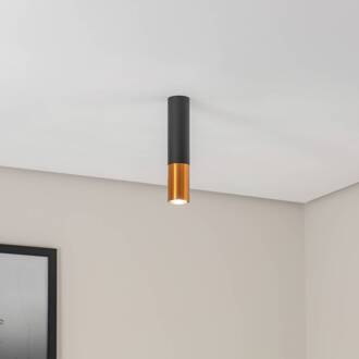 Thalassa Downlight 1flg zwart/koper 29cm zwart, koper