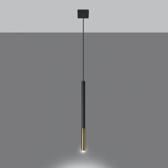 Thalassa hanglamp 1-lamp G9 zwart/goud zwart, goud