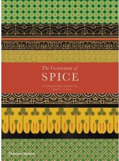 Thames & Hudson Grammar of spice gift wrapping paper with gift tags