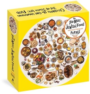 The 100 Most Jewish Foods: 500-Piece Circular Puzzle -  Tablet (ISBN: 9781648290756)