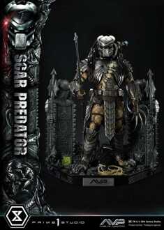 The Alien vs. Predator Museum Masterline Series Statue 1/3 Scar Predator 93 cm